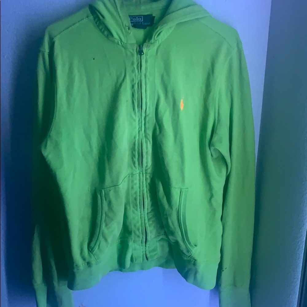 Green Polo Sweater